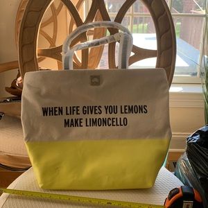 Kate Spade Call to Action limoncello tote bag